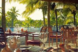 Shandrani Resort and Spa - Mauritius. Poolside dining.